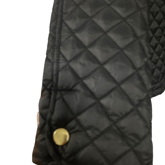 NWT Copper Key quilted black coat with detachable hood - Picture 5 of 9